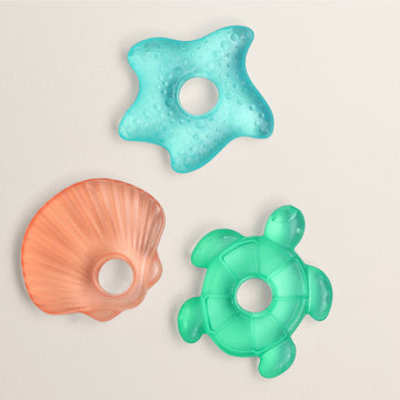Cutie Coolers water-filled teethers, new option, pack of 3