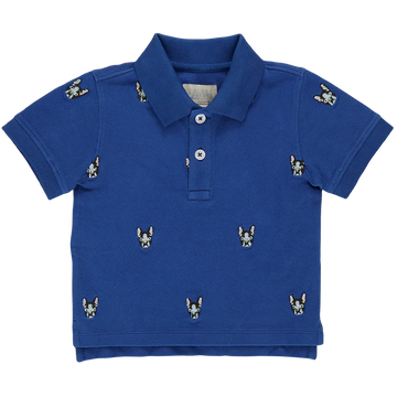 Boys Alec Shirt - Bulldog Embroidery