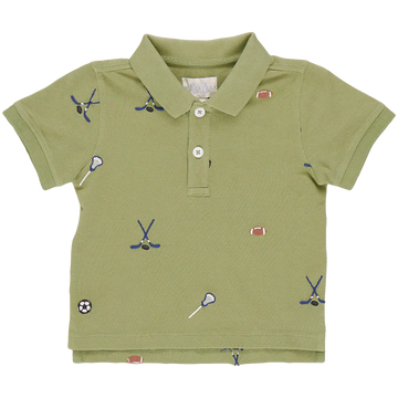 Boys Alec Shirt - Sports Embroidery