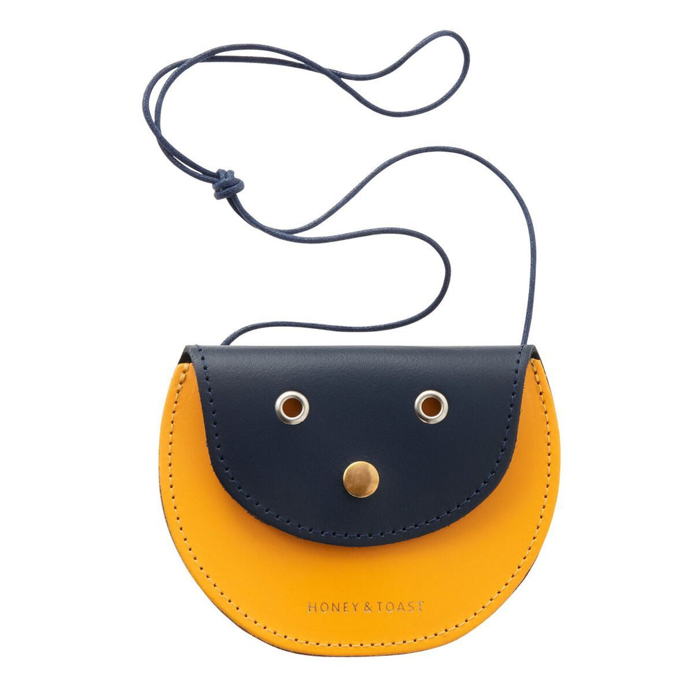 Navy blue & sun yellow
