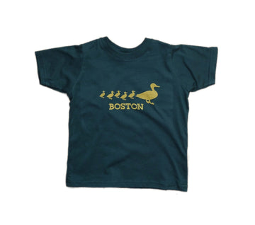 Toddler Boston Ducklings T-Shirt - Forest Green - Shoptadpole